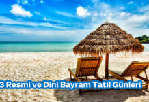 2023 Resmi ve Dini Bayram Tatil Günleri 2023 Resmi ve Dini Bayram Tatil Günleri