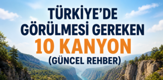 Türkiye’de Görülmesi Gereken 10 Kanyon (2026 Güncel Rehber)